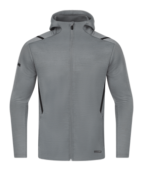 JAKO Challenge Freizeit Kapuzenjacke Kids F531 - grau