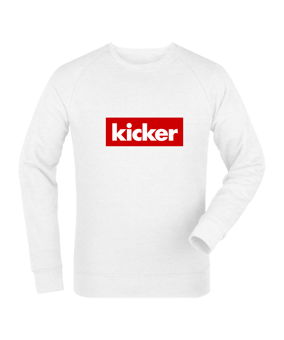kicker Classic Box Sweatshirt Weiss FC001 - weiss