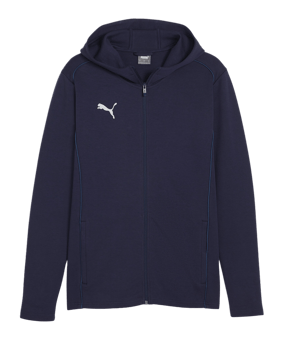 PUMA teamFINAL Casuals Kapuzenjacke Blau F06 - dunkelblau