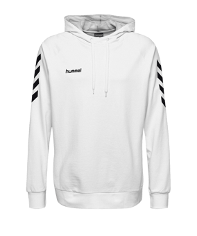 Hummel Cotton Hoody Kids Weiss F9001 - weiss