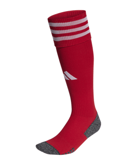 adidas Adisock 23 Strumpfstutzen Rot Weiss Grau - rot