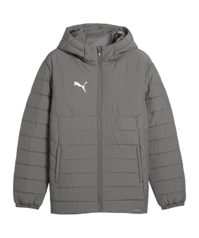 PUMA teamAdiitions Padded Kapuzenjacke Grau F13 - grau