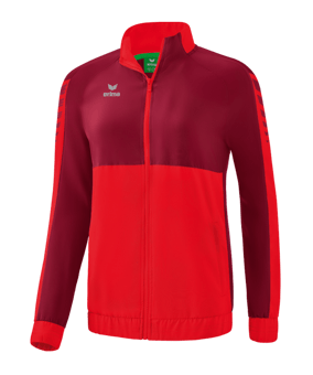 Erima Six Wings Präsentationsjacke Damen Rot - rot