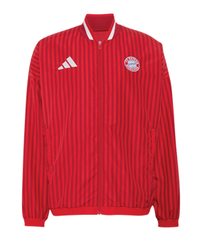 adidas FC Bayern München Stadium Jacke Rot