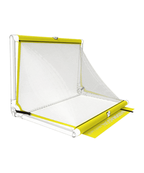 BAZOOKAGOAL SPARE-NET | 150x90cm | Gelb Weiß - gelb