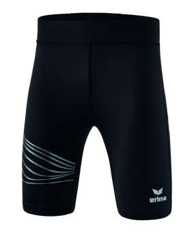 Erima Racing Tight kurz Schwarz - schwarz