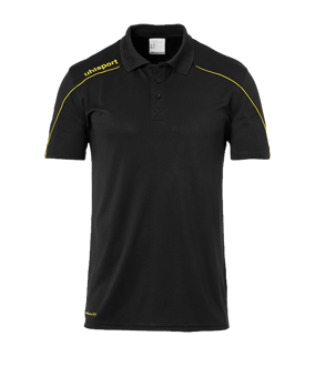 Uhlsport Stream 22 Poloshirt Schwarz Gelb F23 - schwarz