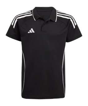 adidas Tiro 25 Competition Polo Kids Schwarz - schwarz
