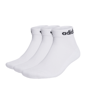 adidas Cushioned Ankle Socken 3er Pack Weiss - weiss