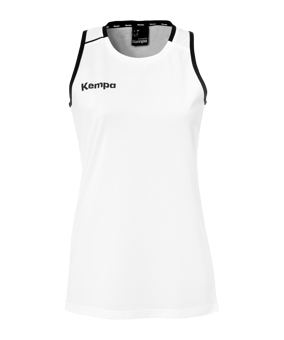 Kempa Player Tank Top Damen Weiss Schwarz F05 - weiss