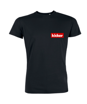kicker Classic Mini Box T-Shirt Kids Schwarz FC002 - schwarz