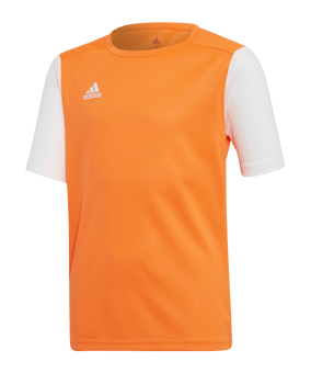 adidas Estro 19 Trikot kurzarm Kids Orange Weiss - orange
