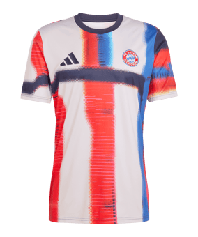 adidas FC Bayern München Prematch T-Shirt 2025/2026 Blau - blau