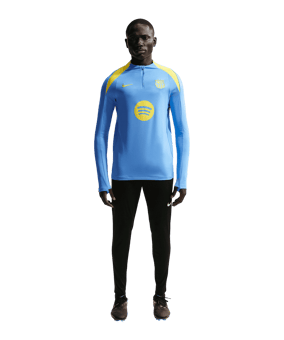 Nike FC Barcelona Strike Drill Top Sweatshirt Blau F413 - blau