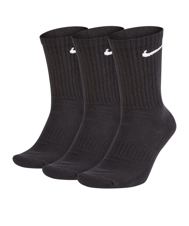 Nike Everyday Cushion Crew 3er Pack Socken F010 - schwarz