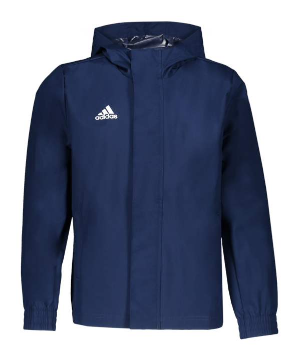 adidas Entrada 22 Allwetterjacke Blau - blau