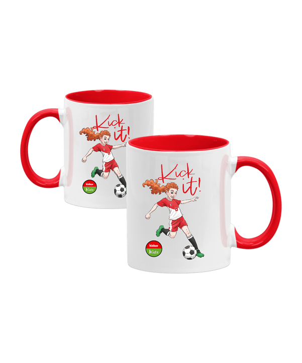 kicker "Kick it" Girl Tasse Kids Rot - rot