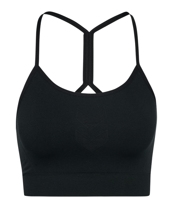 Hummel Hiit Seamless Sport-BH Damen Schwarz F2001 - schwarz