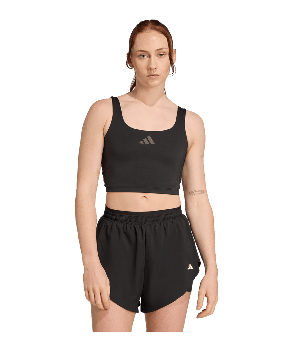 adidas Optime Workout Twist Light Sport-BH Damen - schwarz