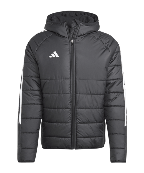 adidas Tiro 24 Winterjacke Schwarz Weiss - schwarz