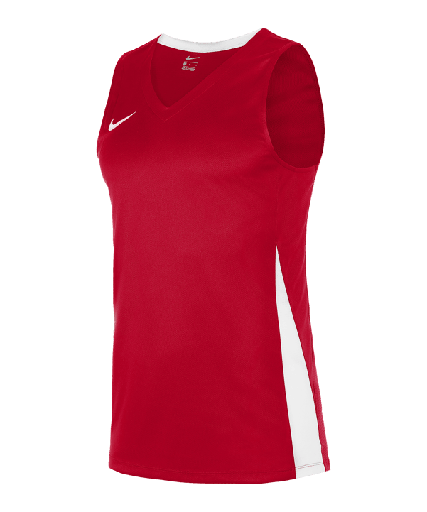 Nike Team Basketball Stock Trikot Rot Weiss F657 - rot
