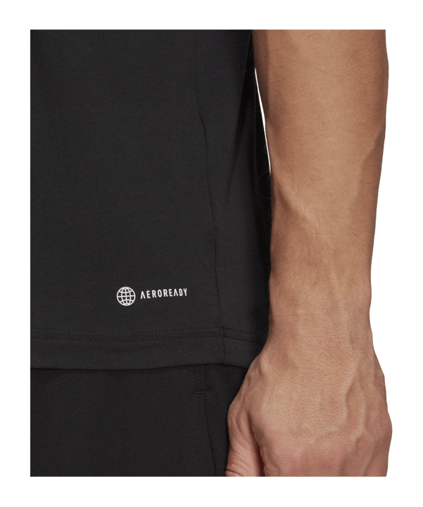 adidas Entrada 22 T-Shirt Schwarz - schwarz