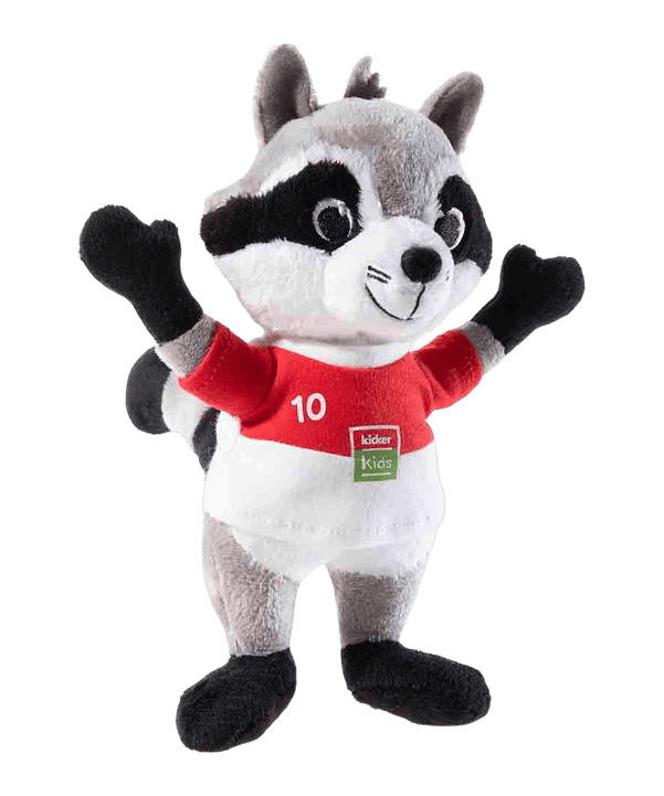 kicker Zauberkicker-Plüschtier Pele Kids - weiss