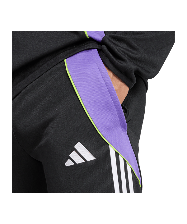 adidas Tiro24 Slim Trainingshose Schwarz - schwarz