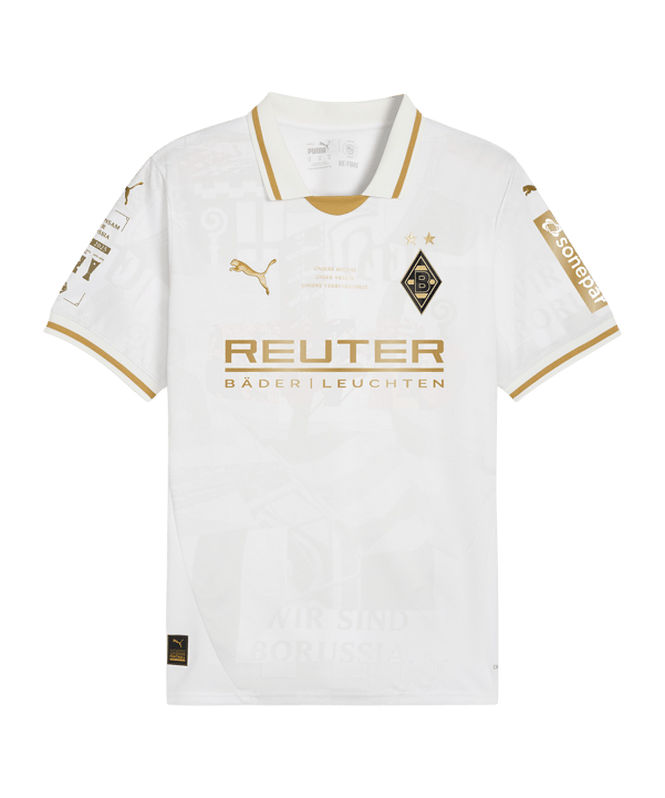 PUMA Borussia Mönchengladbach Special Edition Trikot 2025/2026 Weiß F01 - weiss