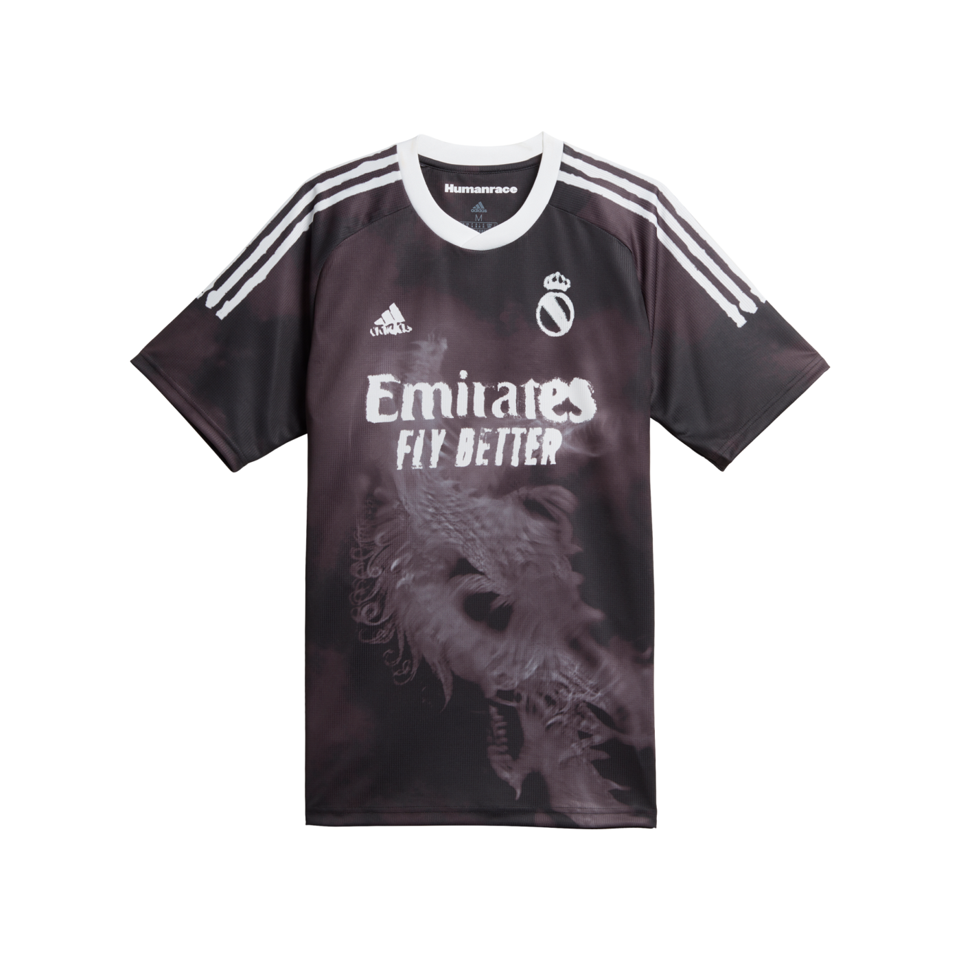 Adidas Real Madrid Human Race Trikot Schwarz Weiss Jersey Replica