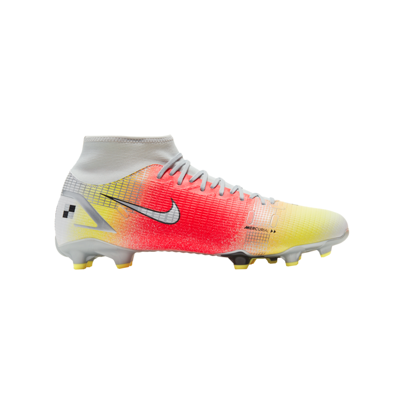 Nike Dream Speed Mercurial Superfly 8 Elite FG - White & Metallic Silver  with Pure Platinum - SoccerPro