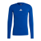 adidas Techfit Shirt langarm Blau - blau