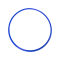 Cawila Koordinationsringe 70cm | 6er Set | Blau | inklusive Tasche - blau