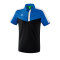 Erima Squad Poloshirt Blau Schwarz - blau