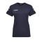 Hummel Cotton T-Shirt Damen Blau F7026 - Blau