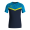 JAKO Iconic T-Shirt Blau Gelb F914 - blau