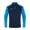 JAKO Performance HalfZip Sweatshirt Blau F908 - blau