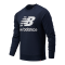 New Balance Essentials Logo Sweatshirt Blau FECL - blau