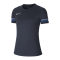 Nike Academy 21 T-Shirt Damen Blau Weiss F453 - blau