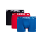 Nike Dri-FIT Trunk Boxershort 3er Pack Blau Rot Schwarz F612 - blau