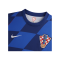Nike Kroatien Trikot Away EM 2024 Blau Weiss F405 - blau