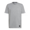 adidas 3 Stripes Future Icons T-Shirt Grau Weiss - grau