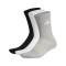 adidas Cush Crew 3erPack Socken Grau Weiss - grau