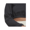adidas New Crop HalfZip Sweatshirt Damen Grau - grau