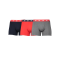 CR7 Basic Trunk Boxershort 3er Pack Grau Rot Blau - grau
