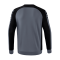 Erima Six Wings Sweatshirt Grau Schwarz - grau