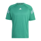adidas 3-Stripes T-Shirt Grün Weiss - gruen