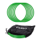 Cawila Koordinationsringe 50cm | 6er Set | Grün | inklusive Tasche - gruen