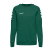 Hummel Cotton Sweatshirt Damen Grün F6140 - Gruen