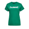 Hummel Cotton T-Shirt Logo Damen Grün F6140 - Gruen